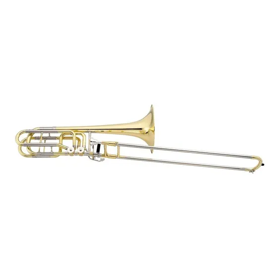 Trombón Bajo Júpiter Jtb1180 Laqueado Con Estuche