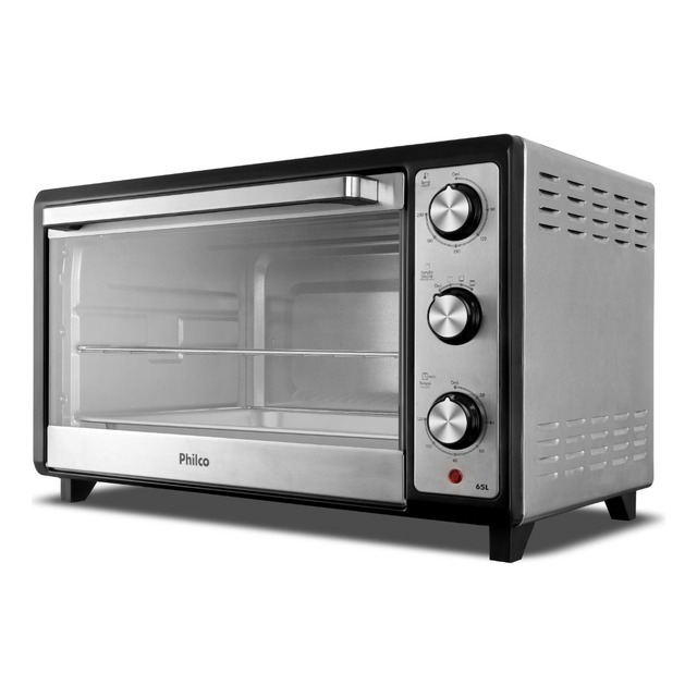 Forno Elétrico 65l Philco Dupla Resistência Pfe65 Preto Forno Elétrico 65l Philco Dupla Resistência Pfe65 Preto