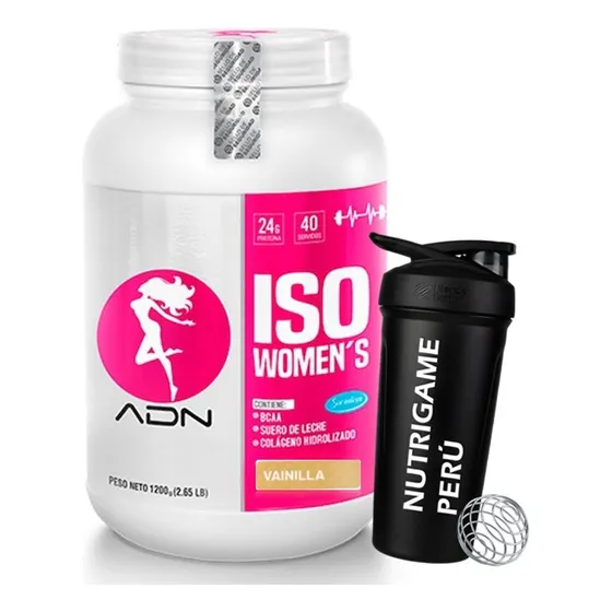 Iso Womens 1.1kg Proteina Isolatada Para Mujer Fisica Sabor Vainilla