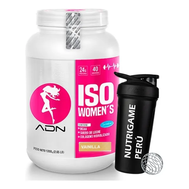 Iso Womens 1.1kg Proteina Isolatada Para Mujer Fisica Sabor Vainilla