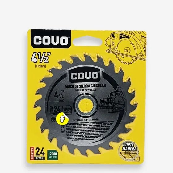 Disco De Sierra 4-1/2  Para Madera A367-s9610-cv Covo