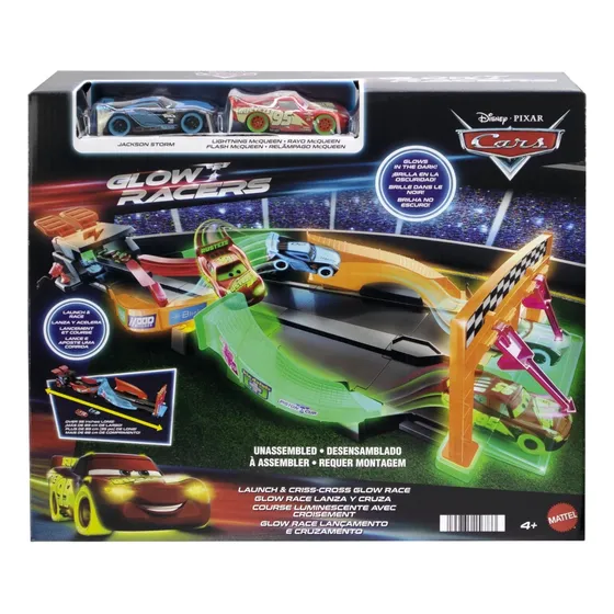 Cars Glow Racers - Rayo Y Jackson - Brillan En La Oscuridad