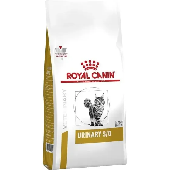 Alimento Royal Canin Veterinary Diet Feline Urinary S/O High Dilution UHD 34 para gato adulto de raza pequeña sabor mix de 1.5 kg
