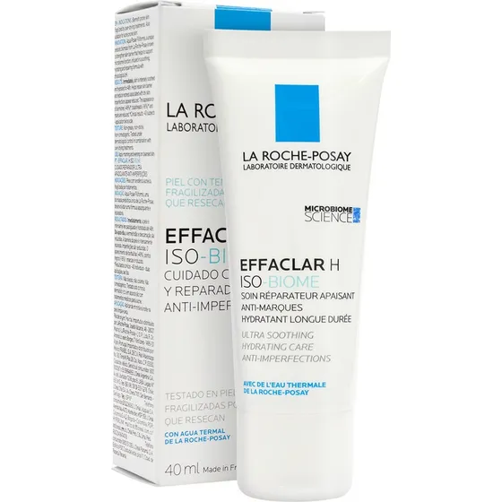 Crema La Roche-posay Effaclar Iso-biome Calma Y Repara 40ml Momento de aplicación Día Tipo de piel acneica y grasa