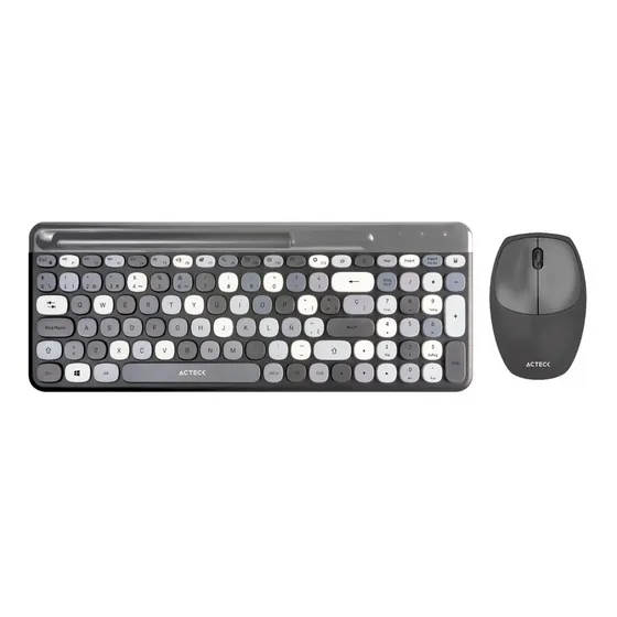 Combo Inalámbrico 2 En 1 Mk470 Teclado + Mouse Delgado Negro