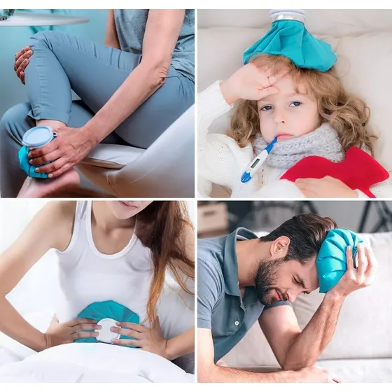 3 Bolsa Para Hielo Terapia Agua Caliente Alivia Dolores
