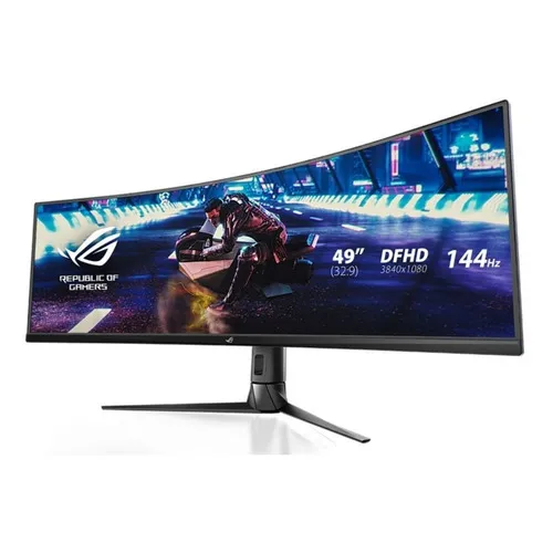 Monitor Gamer Asus con pantalla de 49" 144Hz 120V y resolución Super Ultra Wide