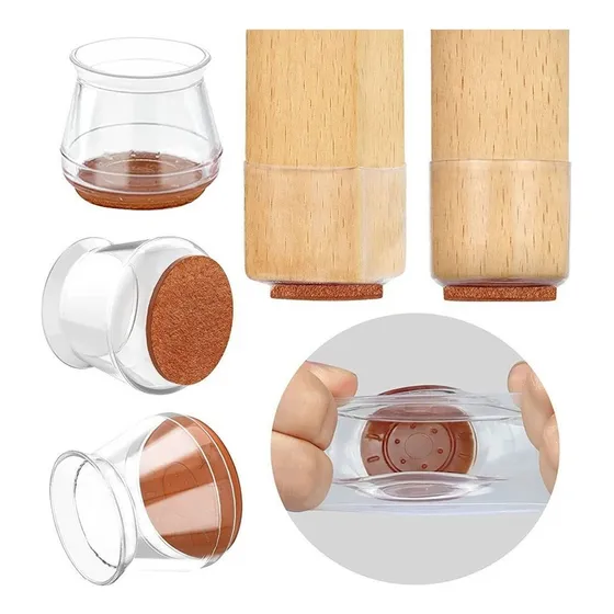 . 48 Fundas De Silicona Para Sillas Y Patas De Mesa Para