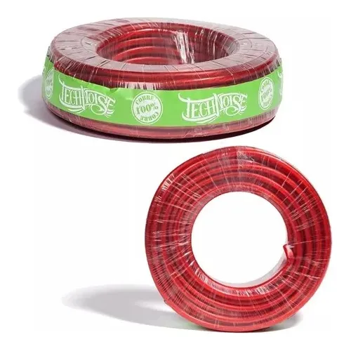 Rolo 07mt Cabo Fio 16mm Forca Som Automotivo Bateria Cobre