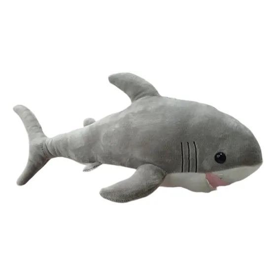 Tiburon Con Cria De Peluche 47cm