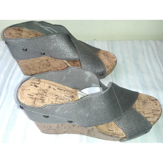 Sandalias Plataforma Montego Bay Talla 35 + Otras De Regalo
