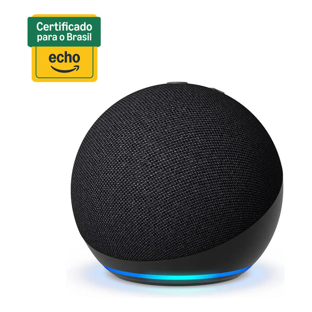 Echo Dot 5a Geração Alexa Amazon Smart Speaker Bluetooth Wi-Fi Preta Original