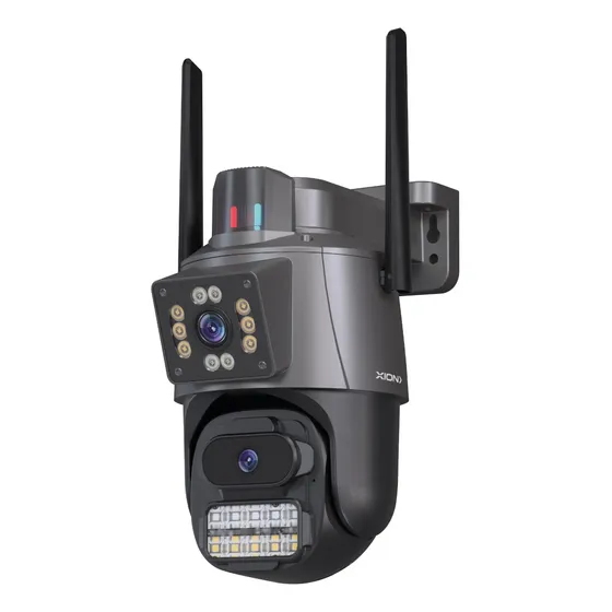 Camara De Seguridad Xion Smart Wifi Doble Lente Luz Led