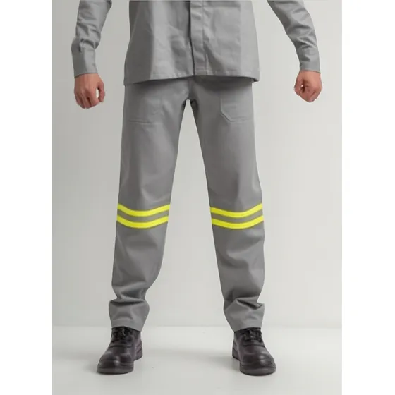 Kit 3 Calças Uniforme Eletricista Nr10 Classe 2 Cinza Com Nf