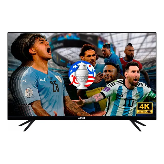 Tv Led Asano 55' 4k Sin Bordes Smart
