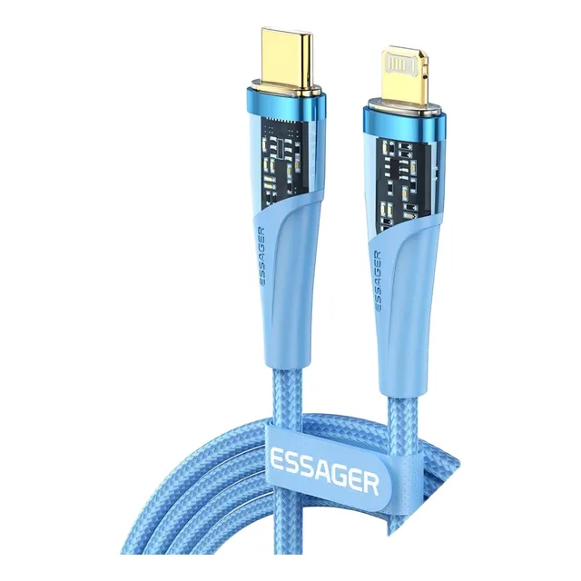 Essager Cabo Usb Para Iphone14 13 12 11 Pro Max X S Xr 8 7