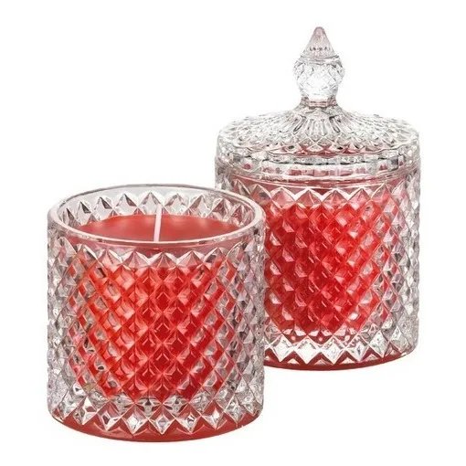Caramelera De Vidrio Geo Mini Para Velas 7x11,5 (x2unidades)
