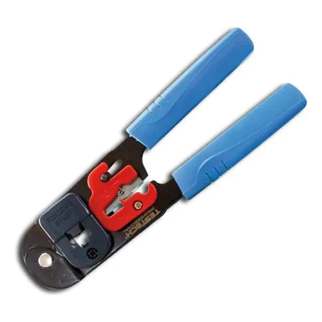 Alicate Crimping Metal Para Rj45 Tl-208m Testech   Mihaba