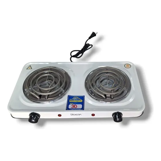 Cocina Electrica Tipo Caracol Marca Roccia 2 Hornillas