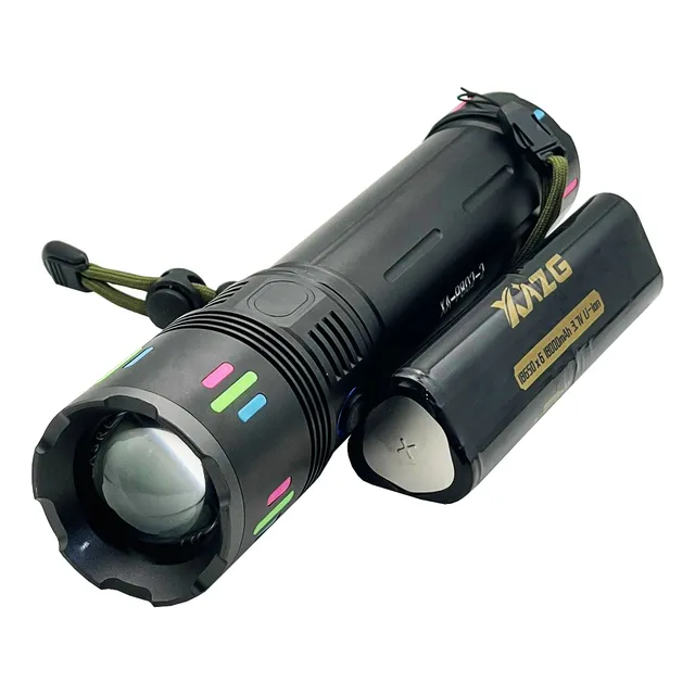 Linterna Táctica Potencia Laser Led Larga Distancia Luz Faro