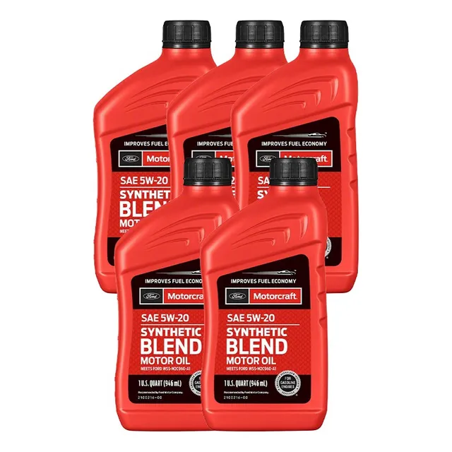 Aceite Genuino Ford Motorcraft® Sae 5w20 (5 Unidades) 4.7 Lt