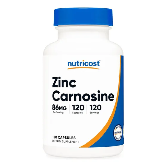 Carnosina de zinc 86 mg 120 cápsulas | Nutricost