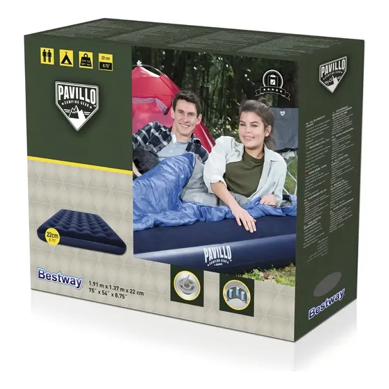 Colchón Inflable Bestway Doble De 191x137x22cm