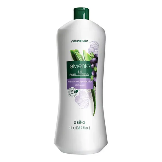 Ésika Shampoo 3 En 1 Alviento Hidratación Y Protección