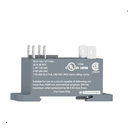 Relé De Potência Industrial 6 Pinos RPF2AP7 Schneider Electric