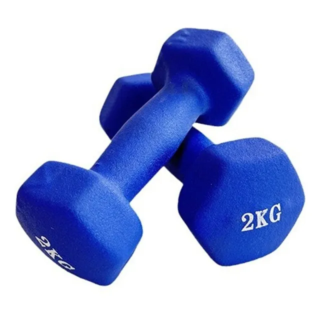 Par Mancuernas Ejercicio 2 Kg Cubierta Neopreno Entrenamient