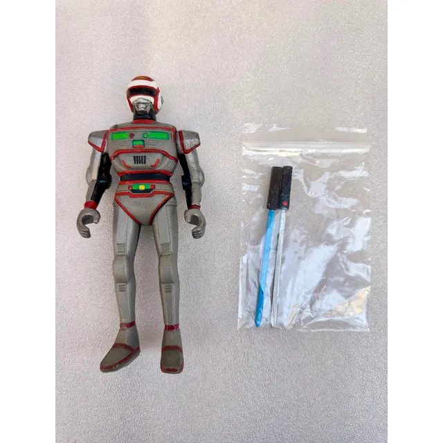 Boneco Jaspion # Glasslite # Anos 80 + Espadas Customizadas