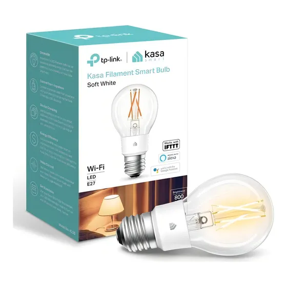 Lampara Smart Led Filamento Tp-link Kl50 7w Luz Calida Wifi