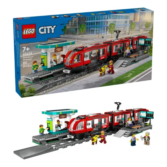 Lego® City Tranvía Y Estación Del Centro Juguete 60423