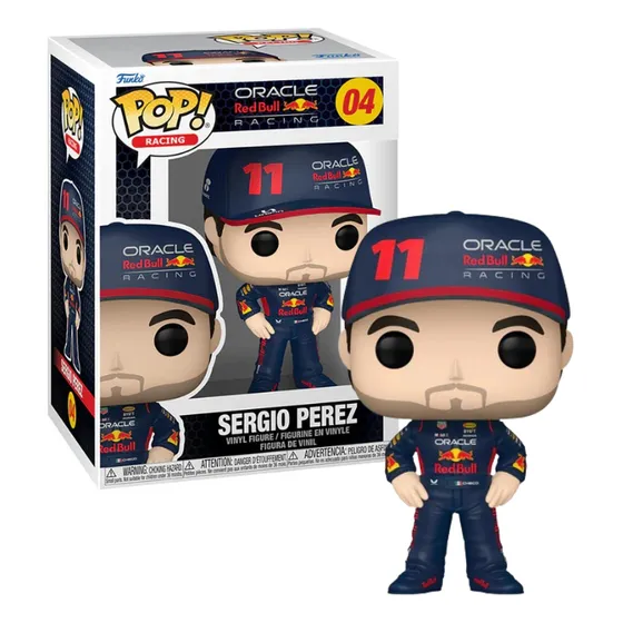 Funko Pop! Sergio Perez (checo) #4 Red Bull Racing F1