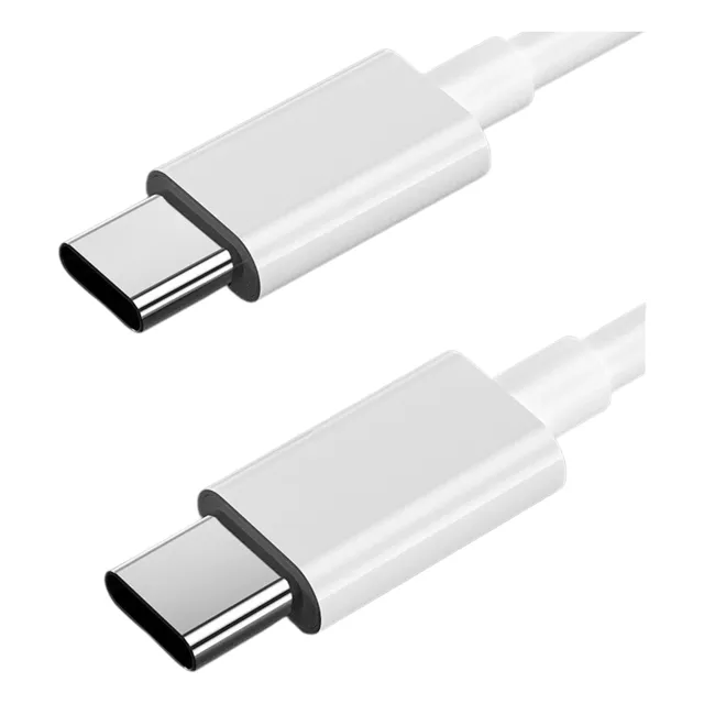 2 Cabo Usb C Tipo C Dois Lados Carga Rápida 1 Metro Turbo