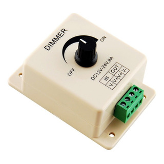 Dimmer Manual Control Tiras De Led Foco Perilla Dc12v-24v 8a Dimmer Manual Control Tiras De Led Foco Perilla Dc12v-24v 8a