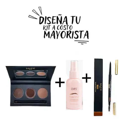 Trio Sombra Cejas Gel Salome Negro