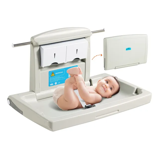Cambia Pañal Horizontal Pared Seguro Para Bebes Alta Calidad