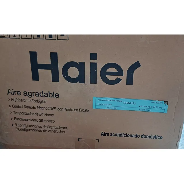 Aire Acondicionado De Ventana, Marca Haier