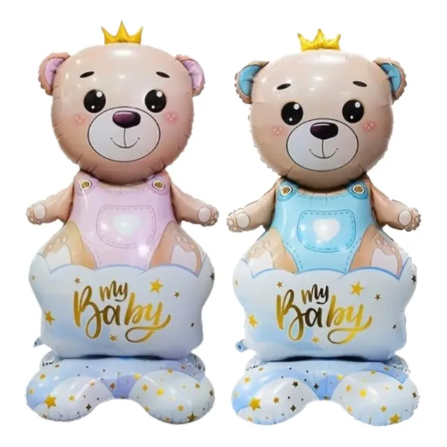 Globo Gigante 120cm Oso Baby Cumpleaños Baby Shower Revelac 