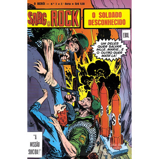 Sarg. Rock (o Herói Em Formatinho) 2a Série - N° 3 - Ebal Sarg. Rock (o Herói Em Formatinho) 2a Série - N° 3 - Ebal