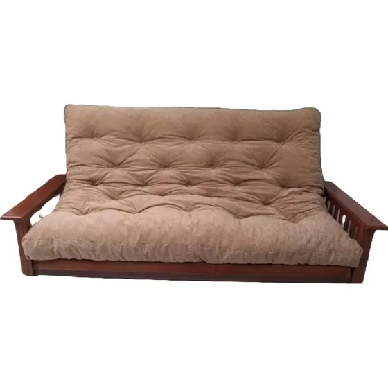 Colchon Para Futon En Tela Chenille O Jackar  3 Cuerpos