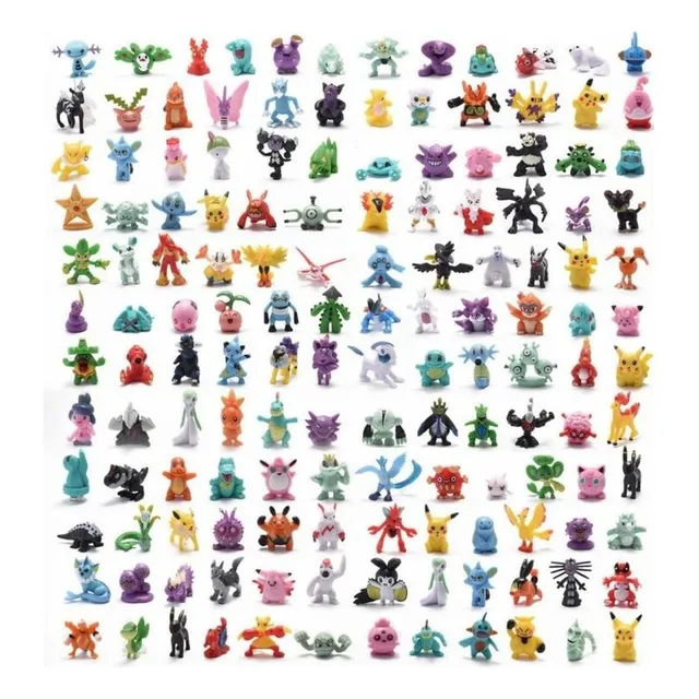 Set Conjunto De Figuras De Acción De Pokémon 144 Piezas