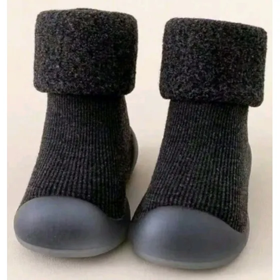 Zapatos Tipo Calcetin Antideslizantes Negro Largo