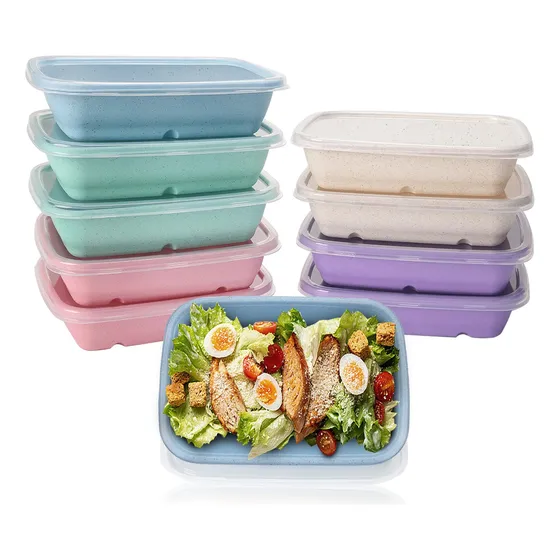 Tiendacon Envases De Comida Verde 1-compartamento, 1jjfy