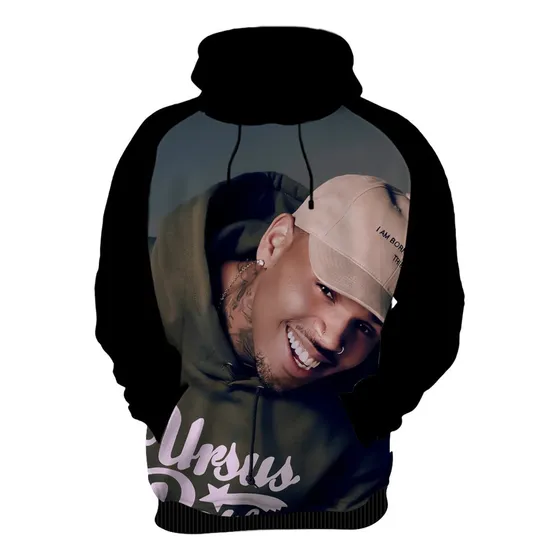 Blusa Moletom Canguru Cantor Chris Brown 2
