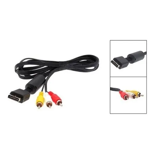 Cable Av Audio Y Video Compatible Con Ps3 Ps2