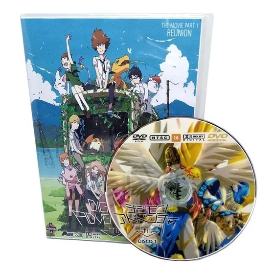 * Dvd Digimon Adventure Tri Completo 6 Filmes