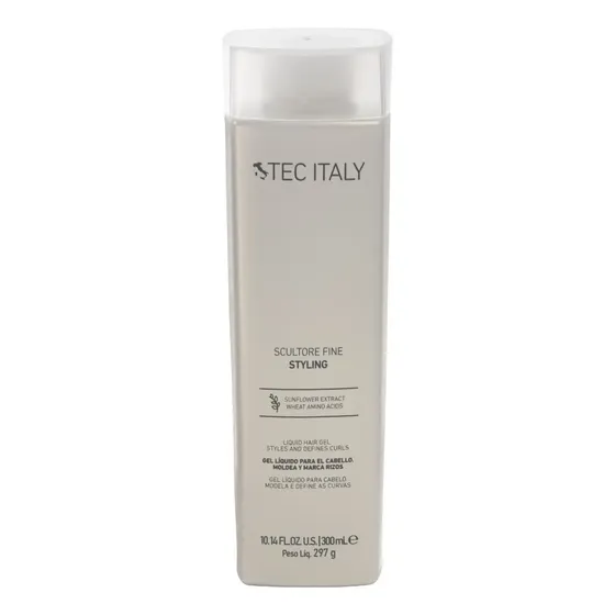 Gel Para Cabello Rizado Tec Italy Scultore Fine 300 ml Define Moldea y Da Brillo