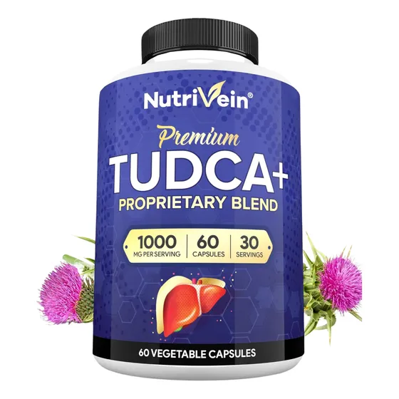 Suplemento Nutrivein Tudca+ De Apoyo Hepático De 1000 Mg